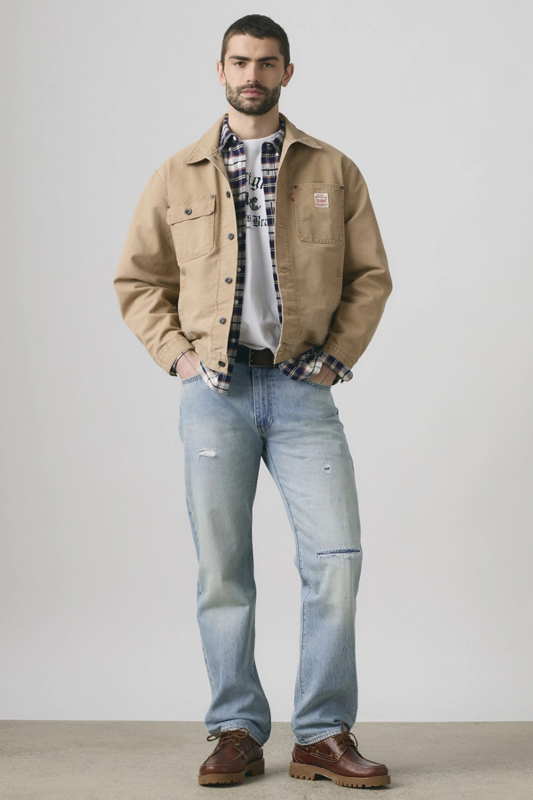 Levi's Jean 555 Relaxed Straight - Homme - Bleu / Welcome To The Game - 40X32