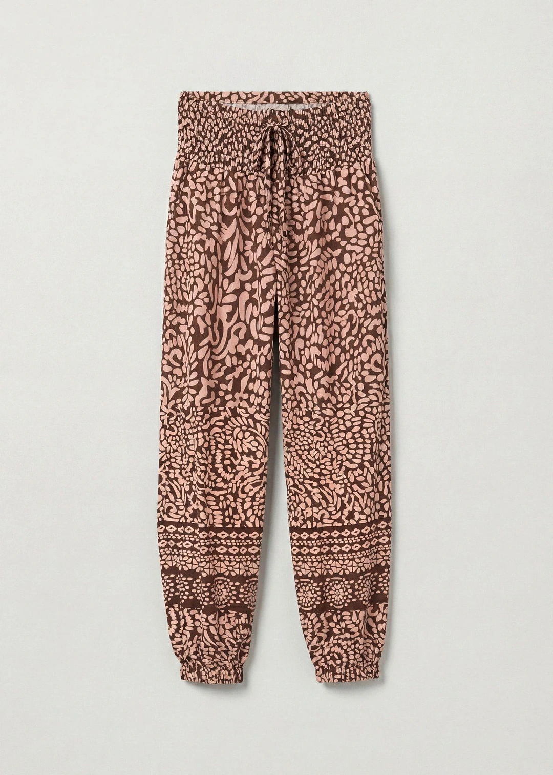 Pantalon jogger en viscose fluide