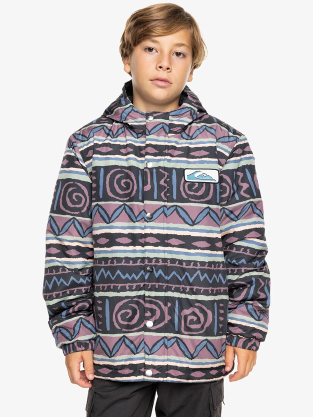 Crazy Sky - Veste à capuche pour Garçon 8-16 ans Violet
