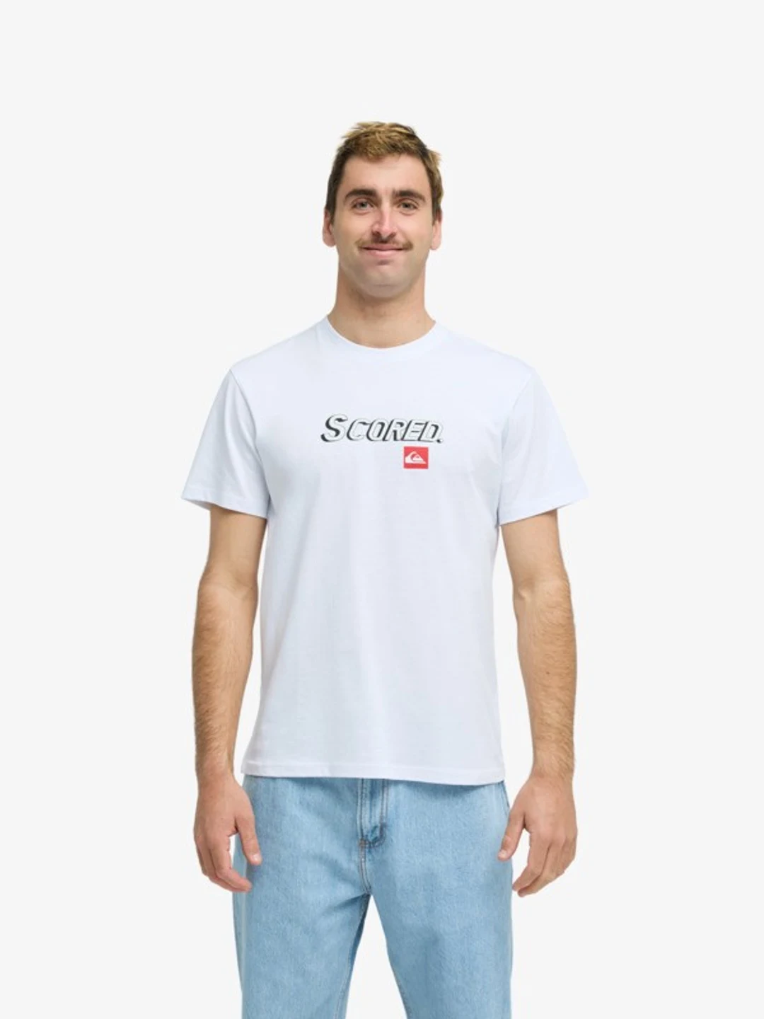 Scored Logo - T-shirt manches courtes pour homme Noir