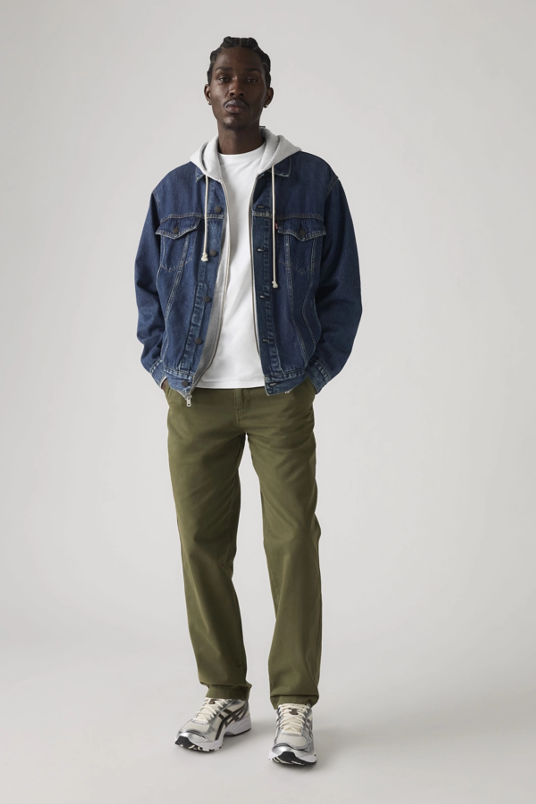 Levi's Pantalon XX Chino Authentic Relaxed - Homme - Bleu / Navy Blazer Soft Garment Dye - 29X32