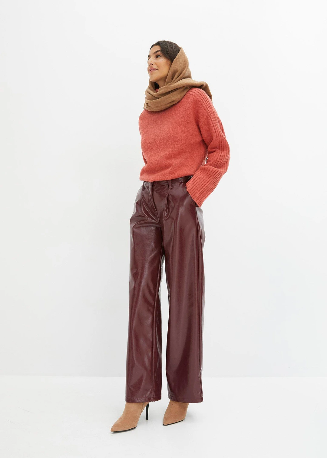 Pantalon enduit