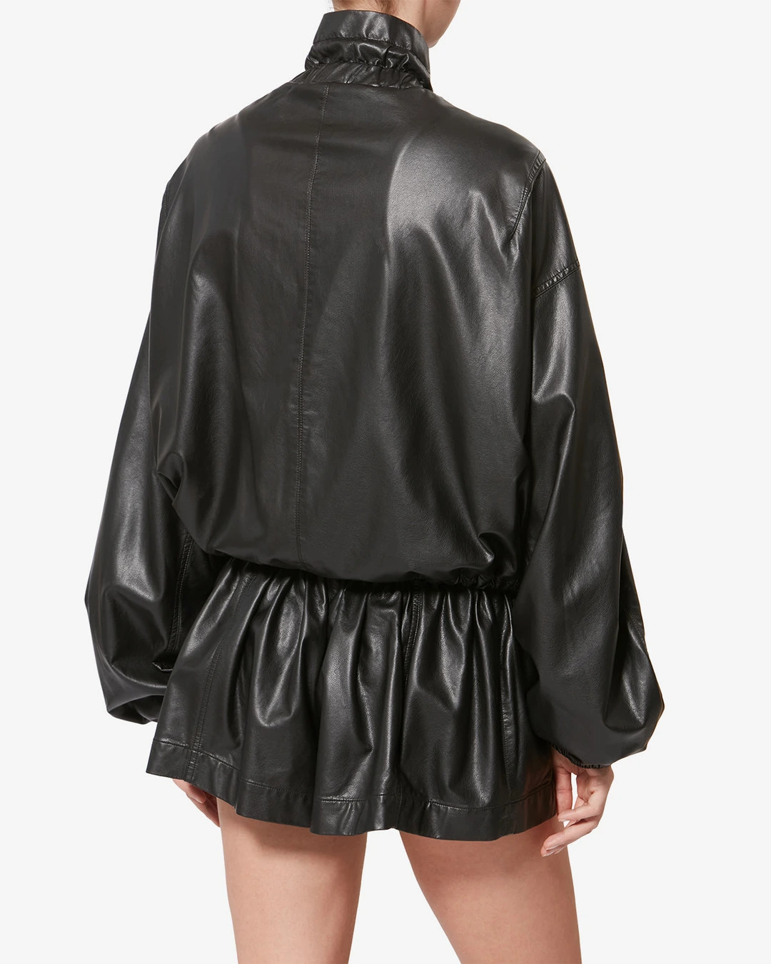 Veste Neela Façon Cuir - Femme - Noir - Taille 42 - Marant Étoile - 3