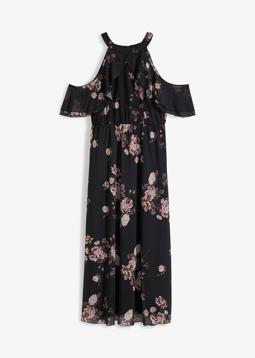 Robe longue en mesh