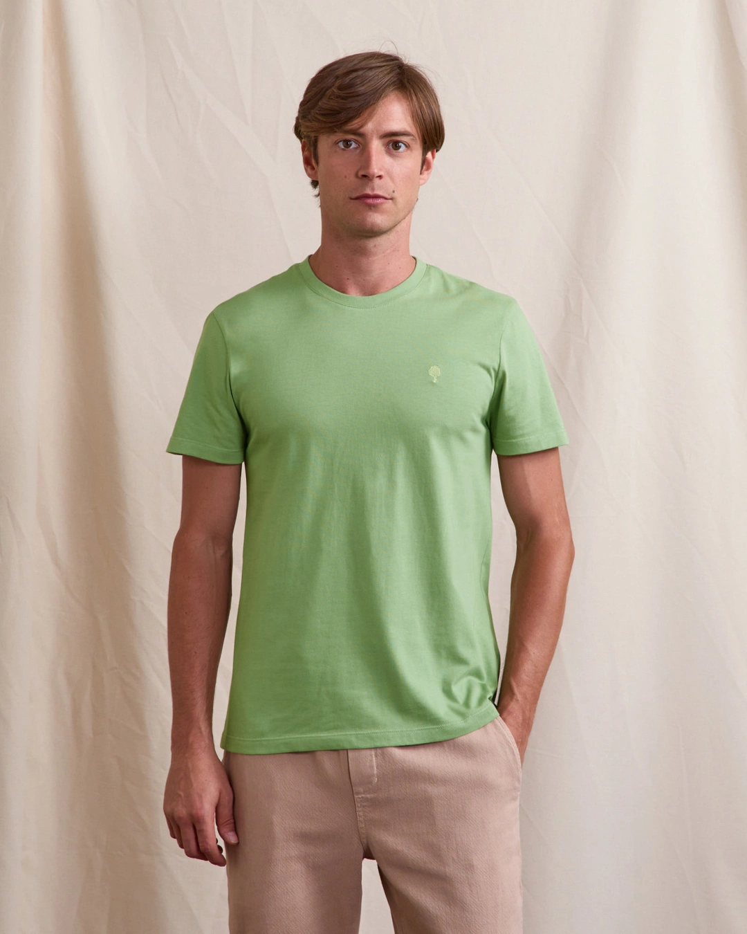 T-shirt vert coton - ARCY
