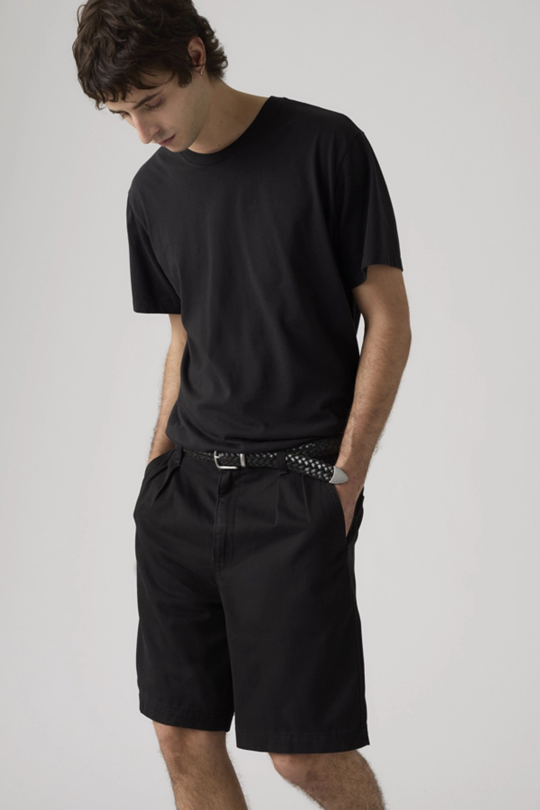 Levi's Short Baggy À Pinces - Homme - Blanc / Pumice Twill - 36 - 2