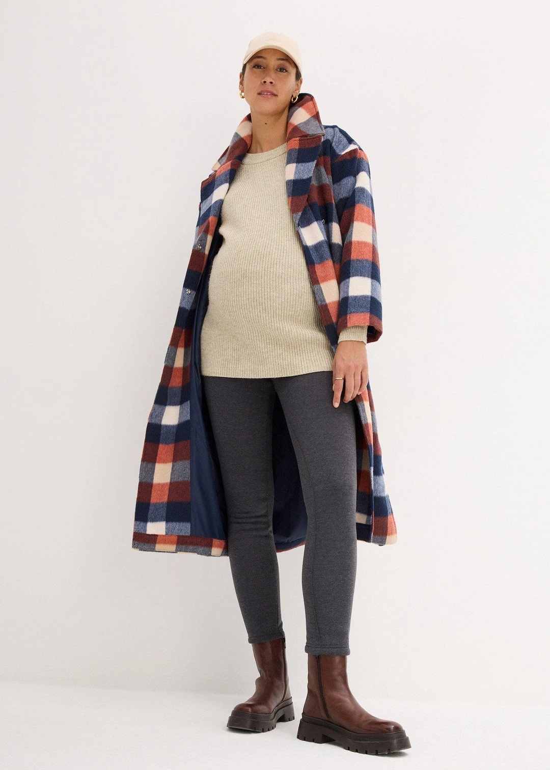 Legging de grossesse avec doublure peluche, Slim Fit