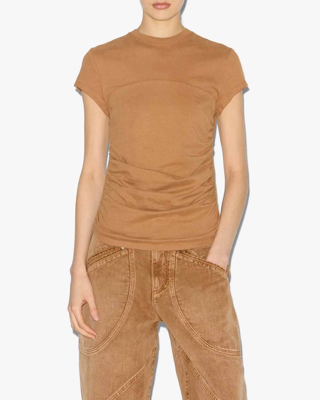 T-shirt Maelie - Femme - Caramel - Taille L