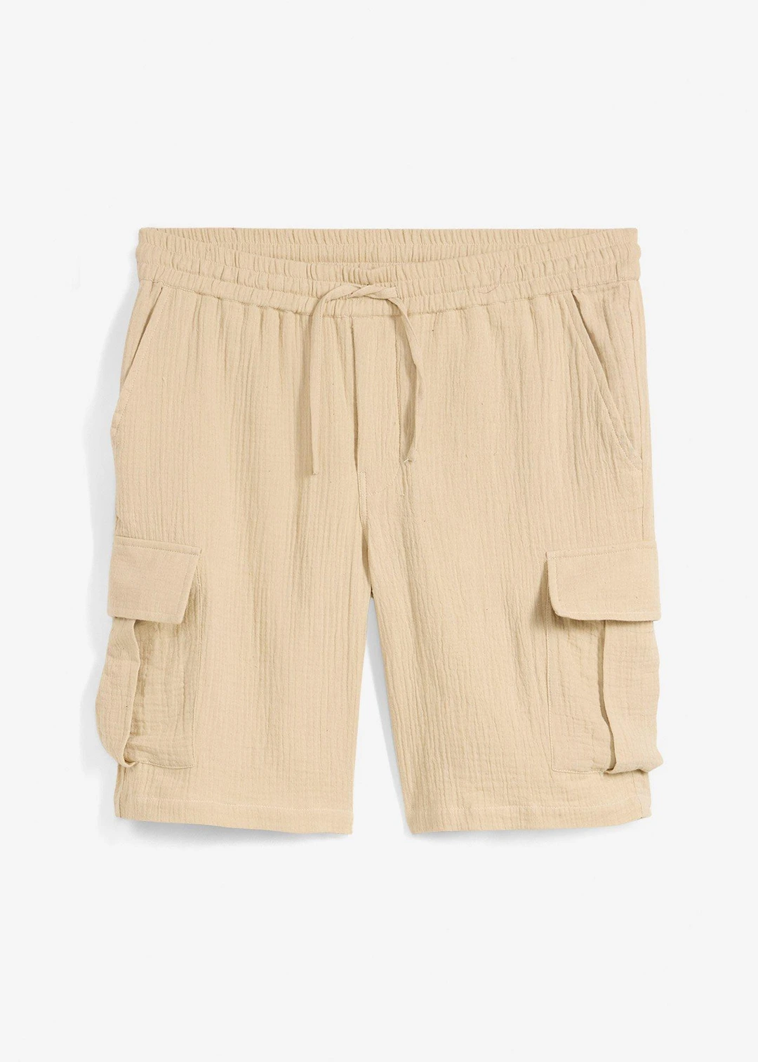 Bermuda en gaze de coton, regular