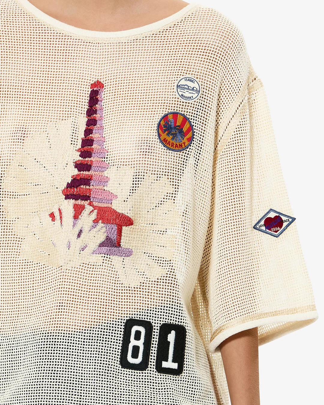 Tee Shirt Nisrine - Femme - Écru - Taille L