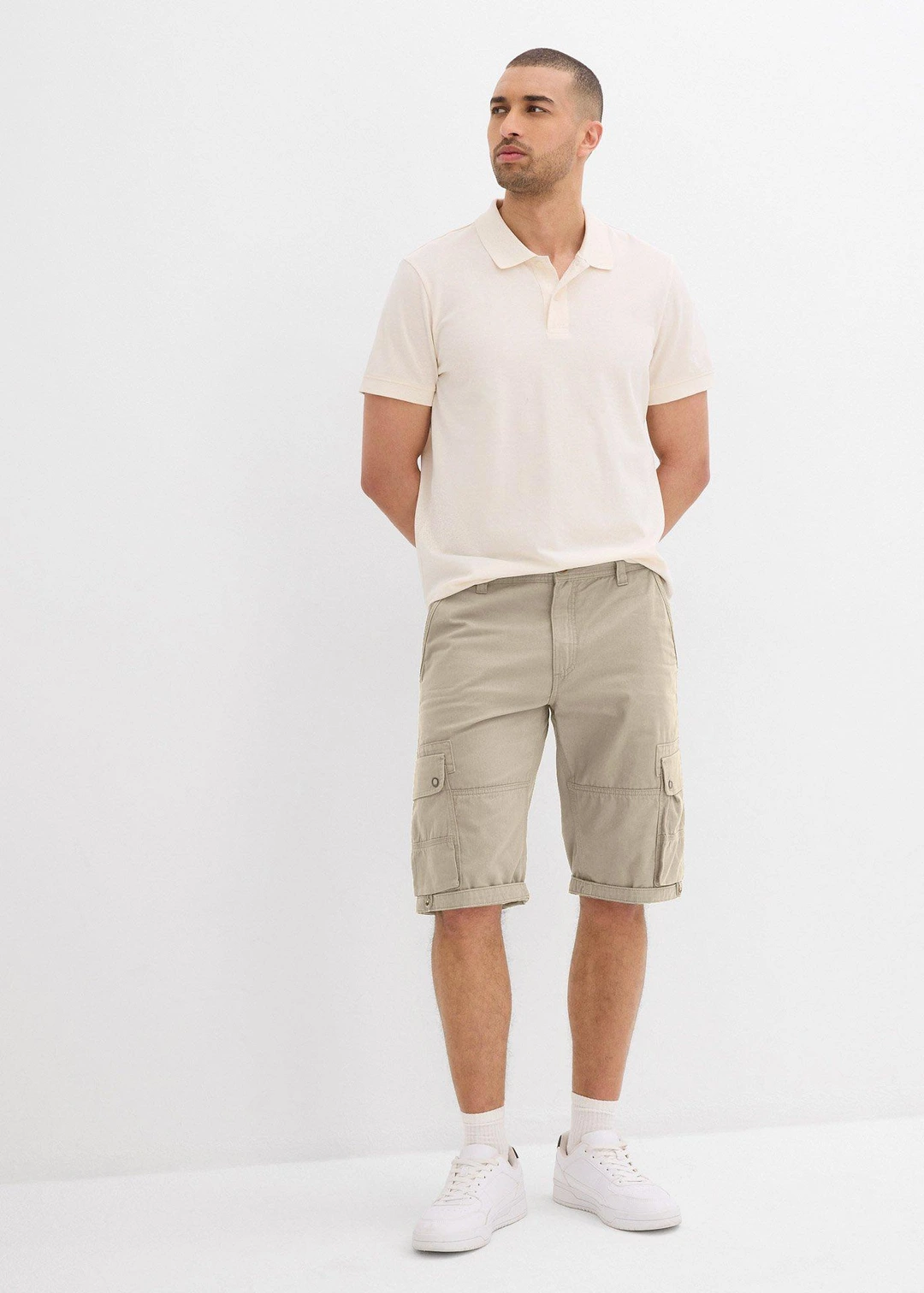 Bermuda cargo 100% coton, regular - 2