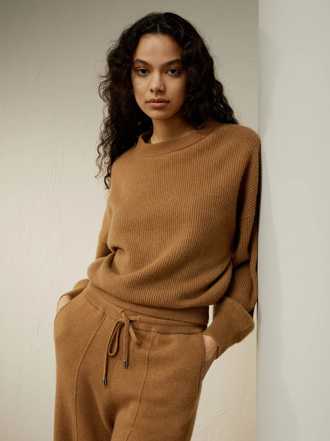 LILYSILK Pull Cachemire Femme Caramel Capuche Détachable Avec Boutons 100% Cachemire Doux Comme Un Bébé Au Toucher L