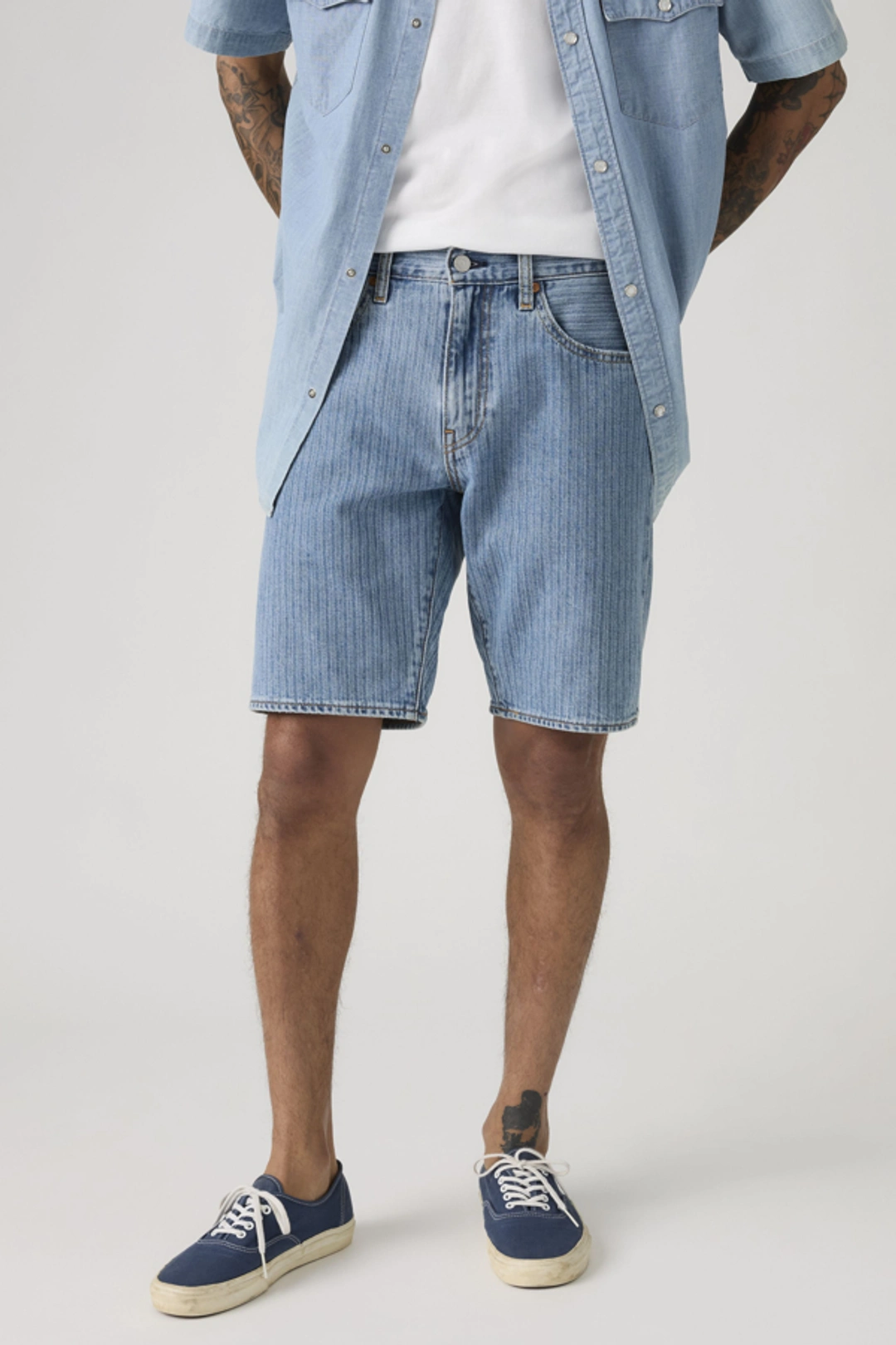Levi's Short Standard 405 - Homme - Bleu / Medium Score Short - 31X10 - 2
