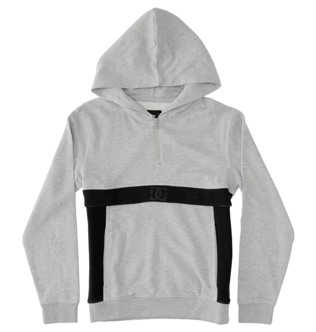 Optics - Sweat à capuche zippé Gris enfant