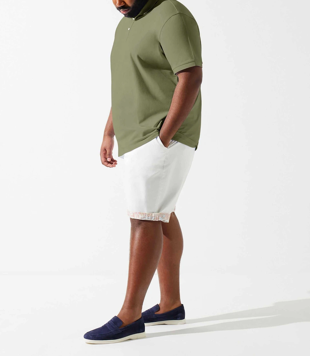 IZAC - Polo uni kaki GREGORBT