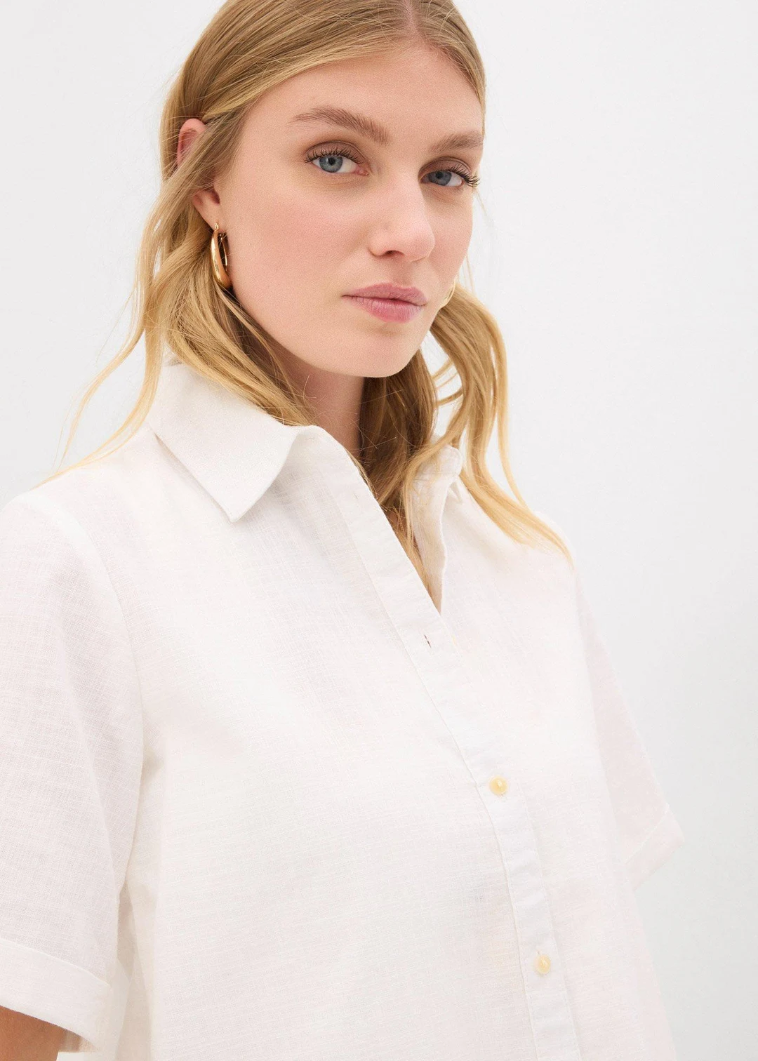 Robe-chemise 100% coton