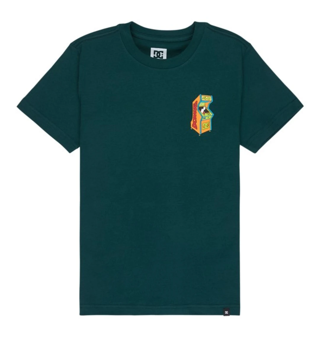 Insert A Coin - T-Shirt à manches courtes Vert Garçon 8-16 ans