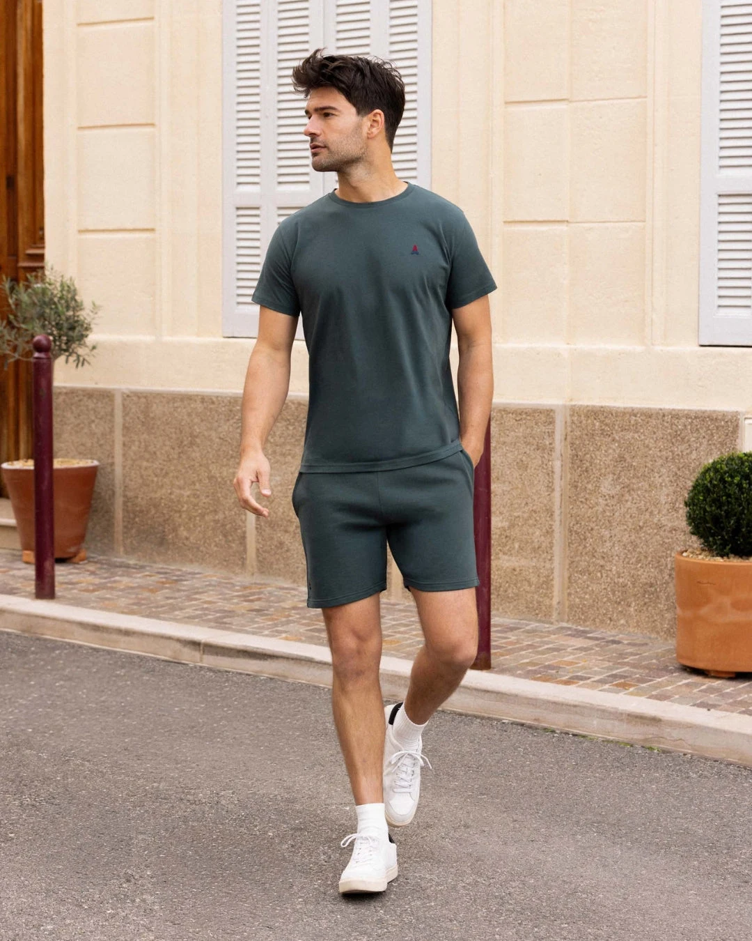 SHORT VERT CÉLÉSTIN | COTON BIO