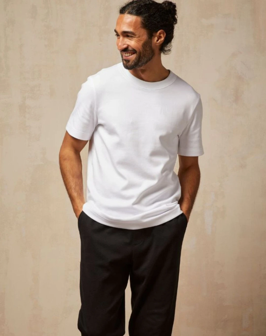 T-shirt épais en Coton Bio - Blanc - Taille 2XL - Lemahieu