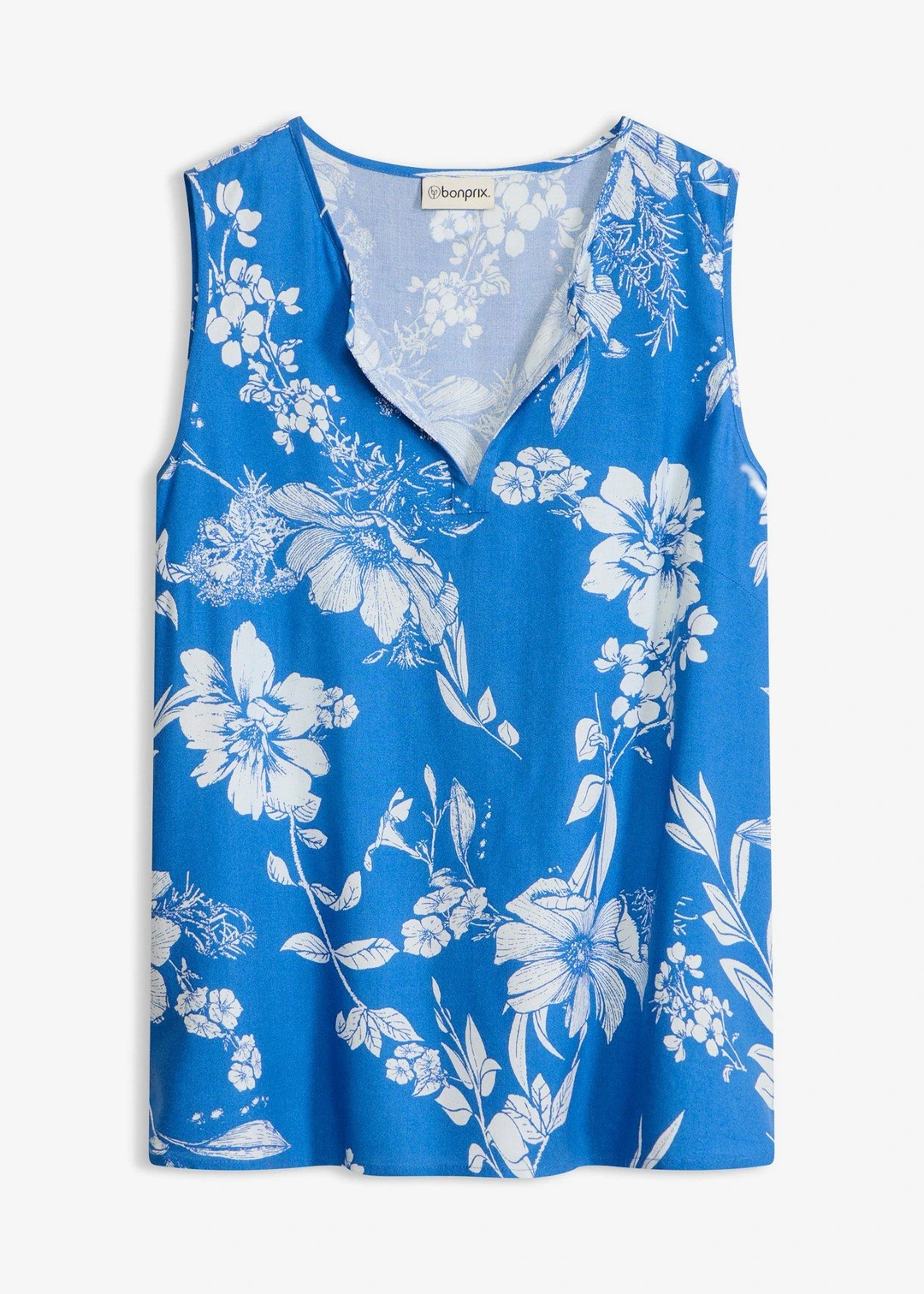 Blouse sans manches en viscose