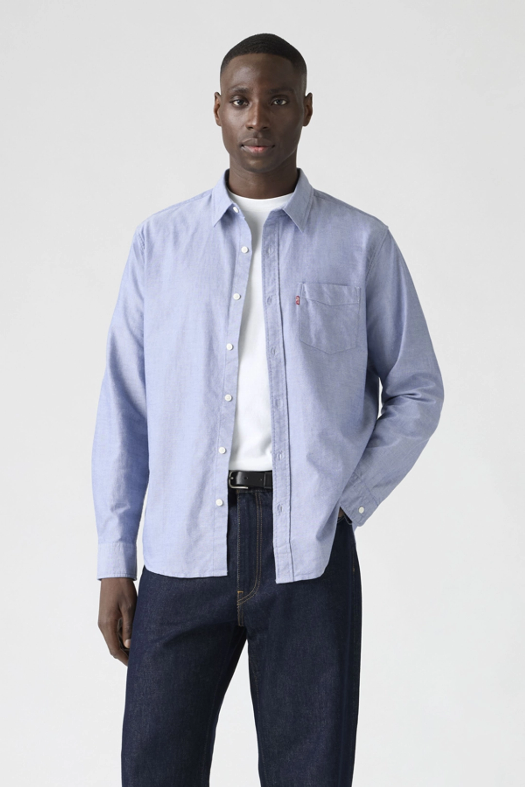 Levi's Chemise À Poche Classic Standard - Homme - Bleu / Navy Blazer - S - 2