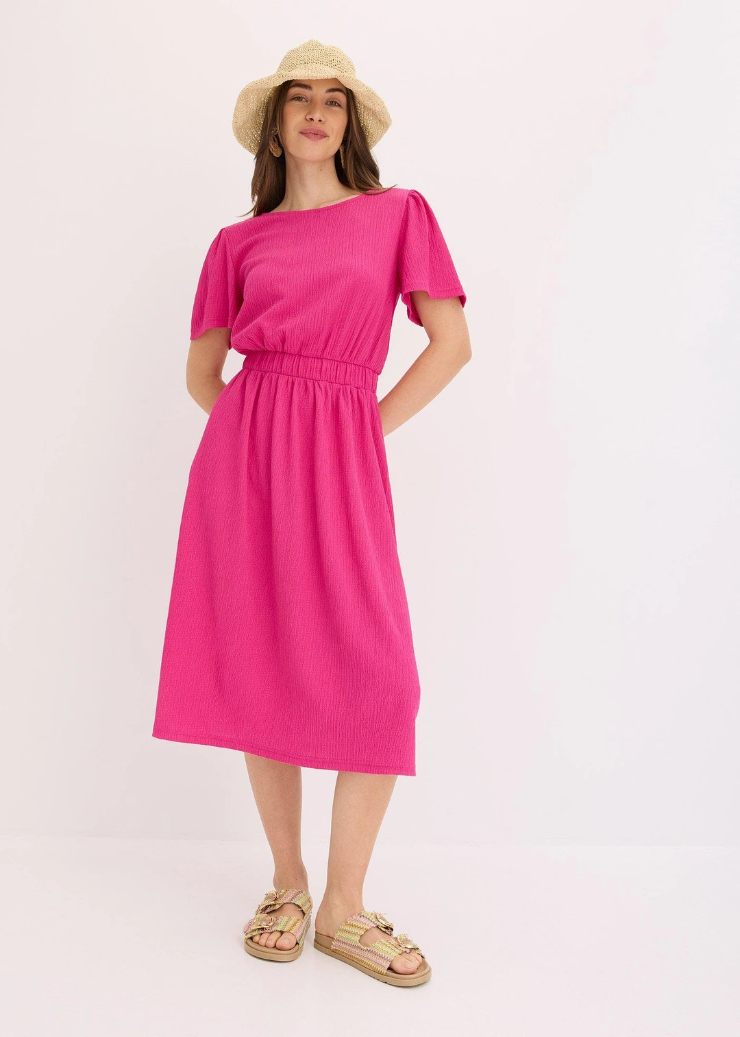 Robe évasée en jersey