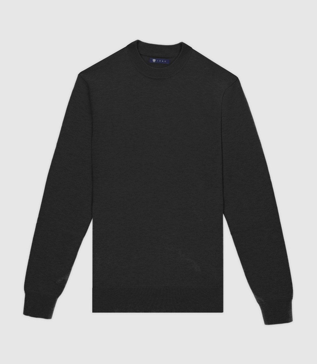 IZAC - Pull col rond NOIR