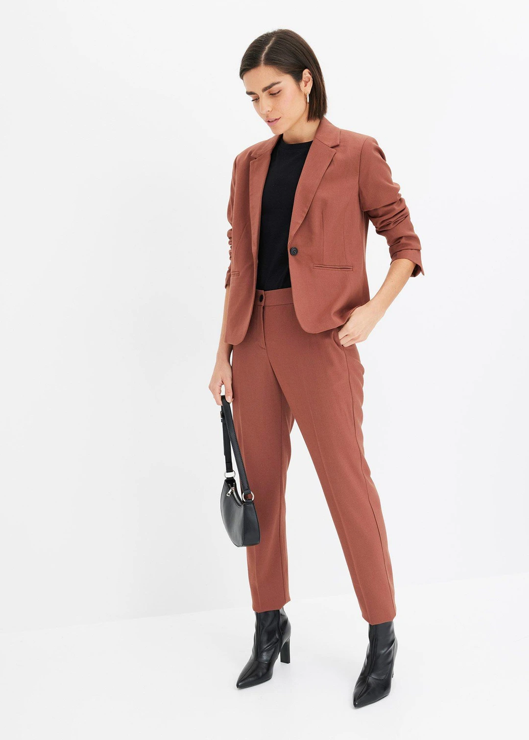 Blazer à poches passepoilées