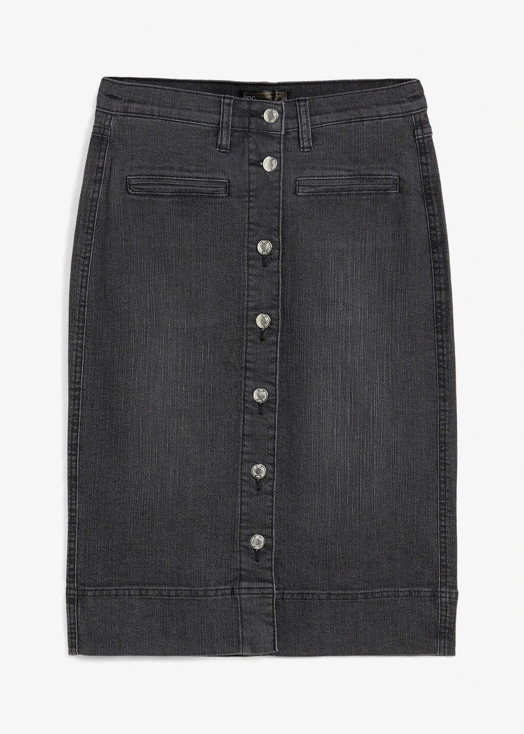 Jupe en jean avec boutons décoratifs