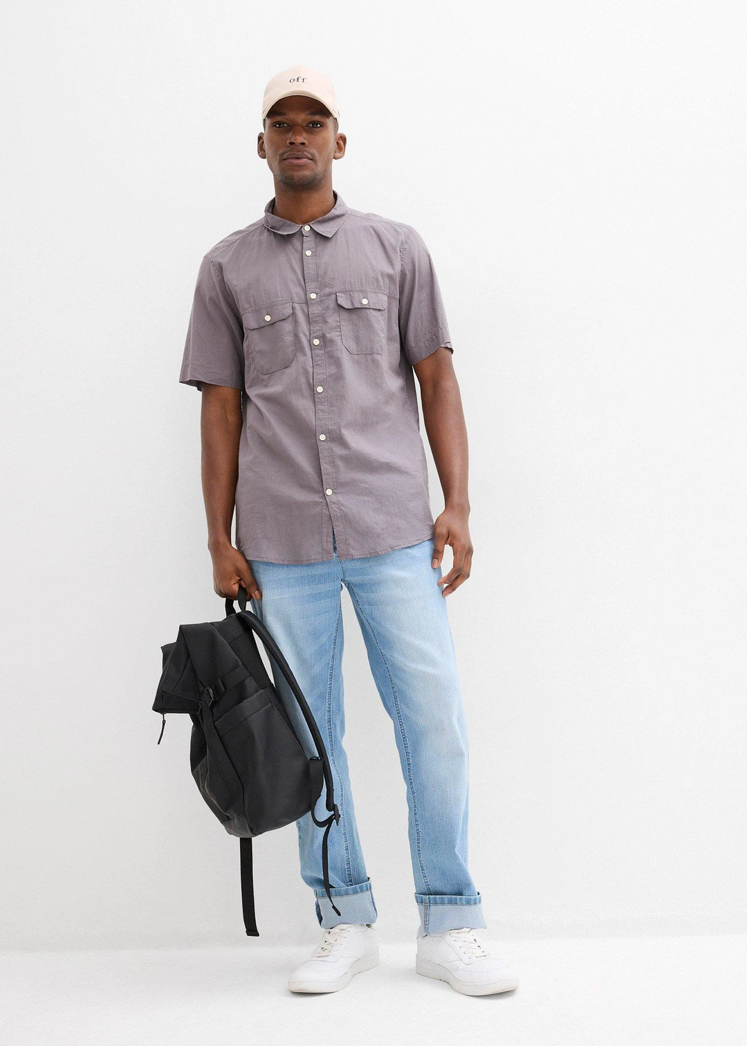 Chemise manches courtes 100% coton - 2
