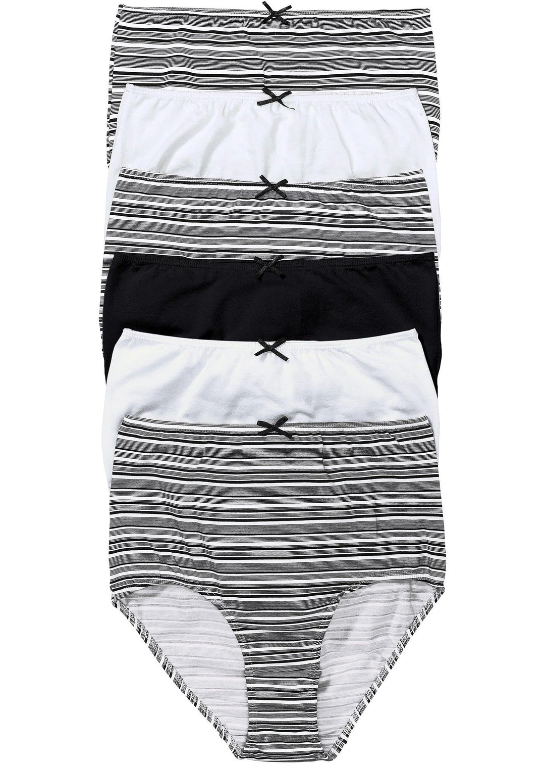 Lot de 6 slips taille haute