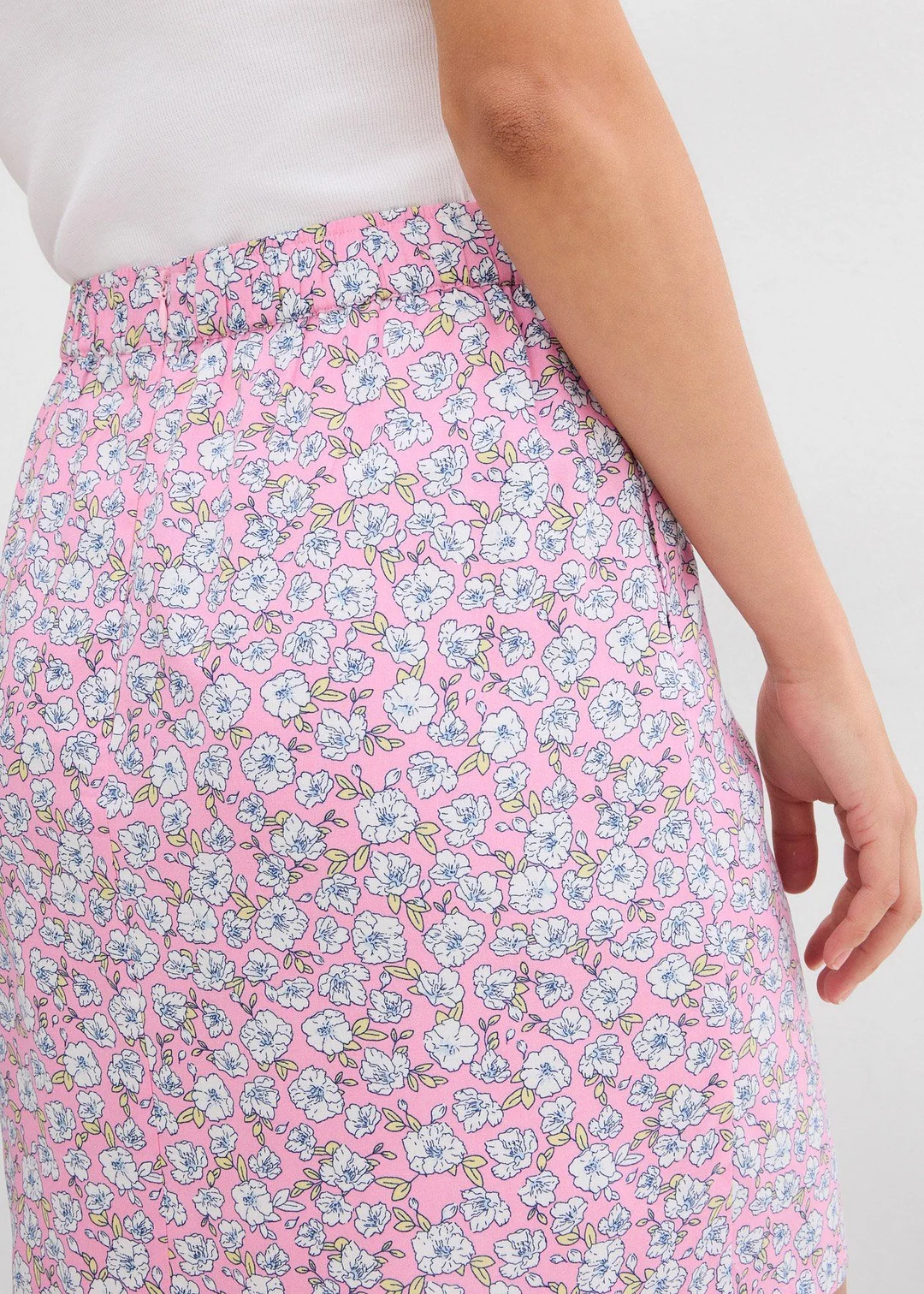 Mini-jupe en viscose fluide - 3