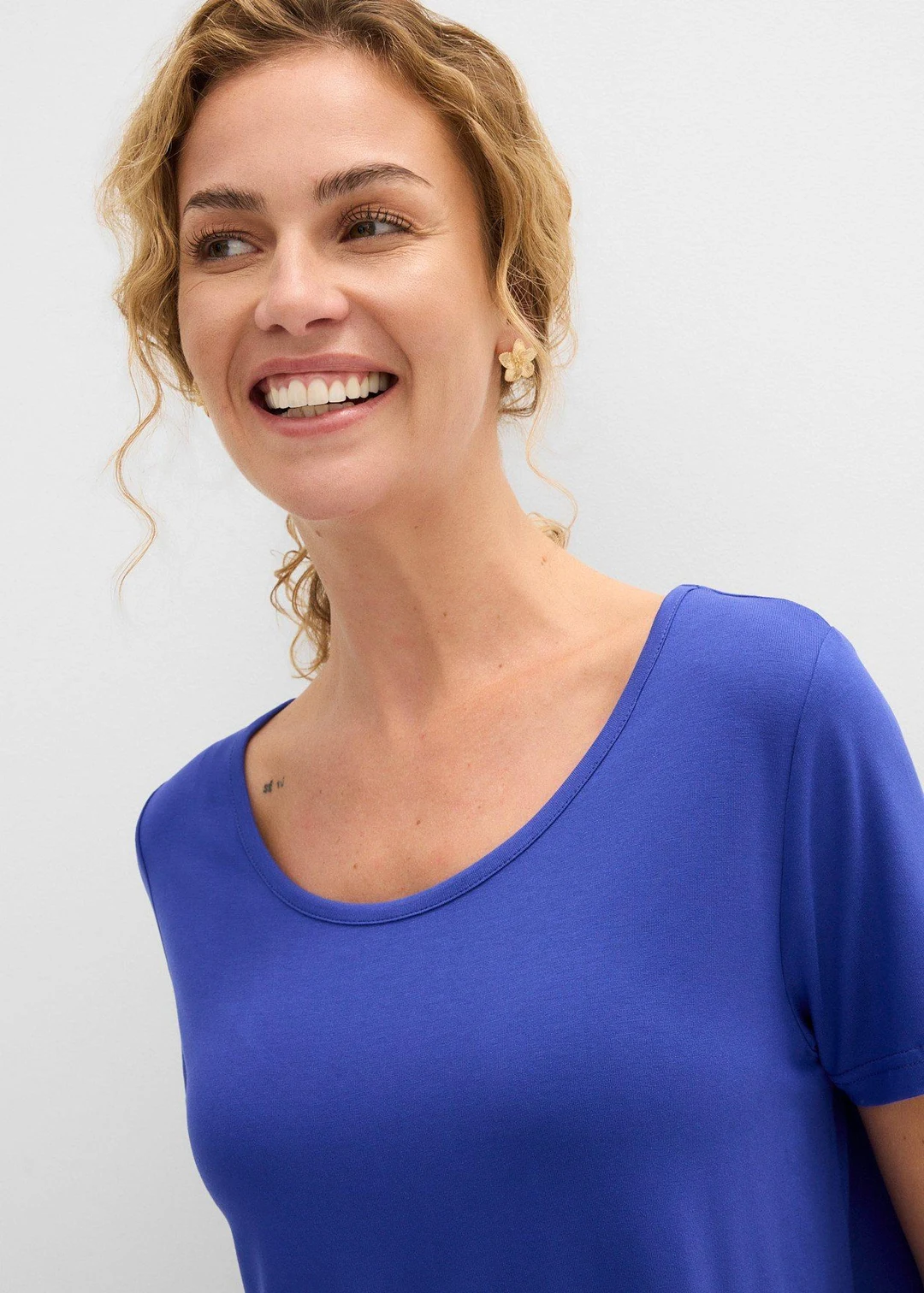T-shirt long en viscose douce - 3