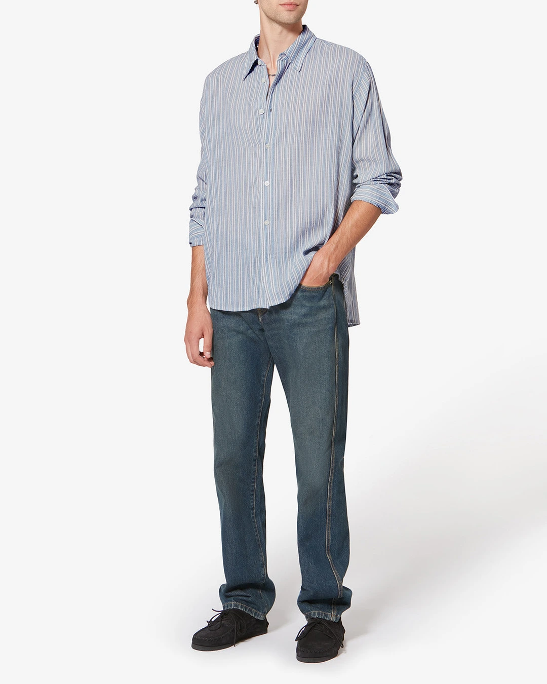 Chemise Cybilio - Homme - Bleu - Taille XL - 4