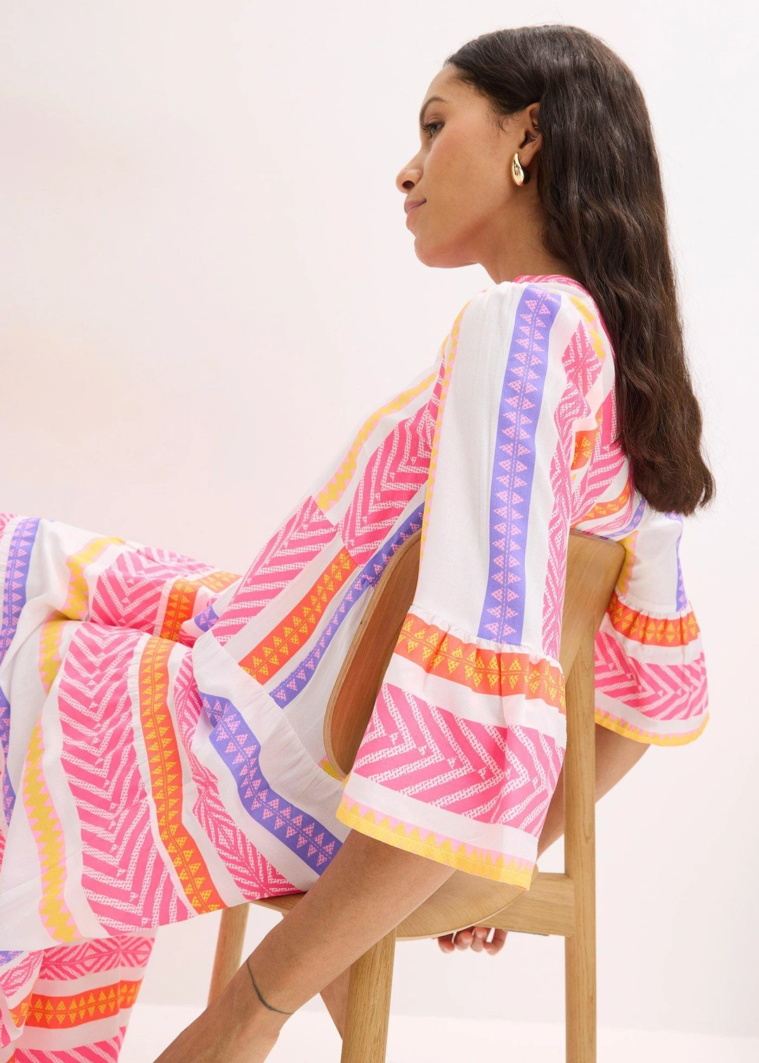 Robe longue en viscose fluide - 3