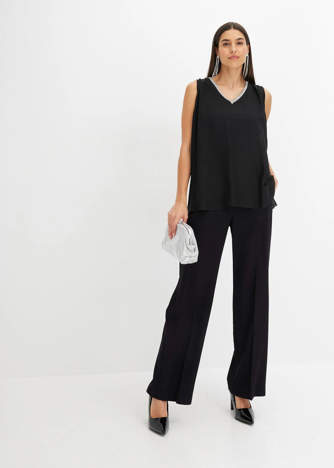 Pantalon large et léger à pinces - 2