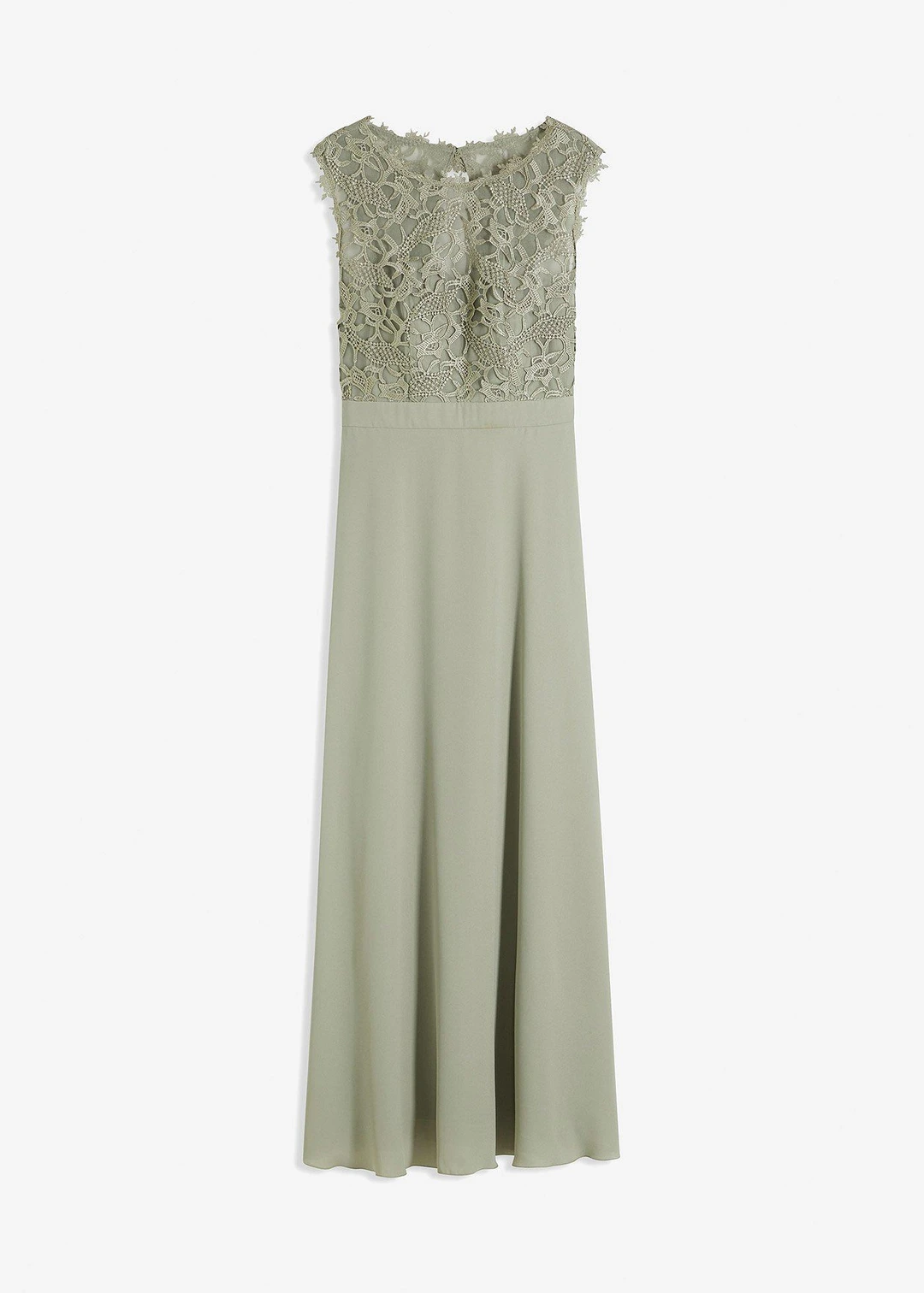 Robe longue avec dentelle