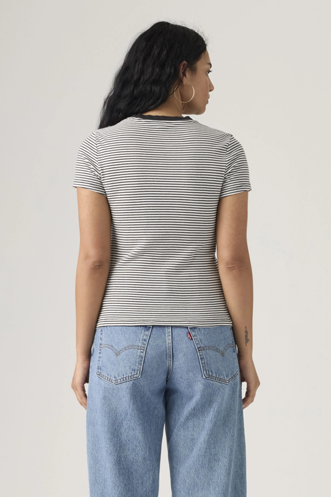 Levi's T Shirt Essential (lot De 2) - Femme - Multicolore / 2 Pack Tee White + & Anthracite Night - 2XS - 2