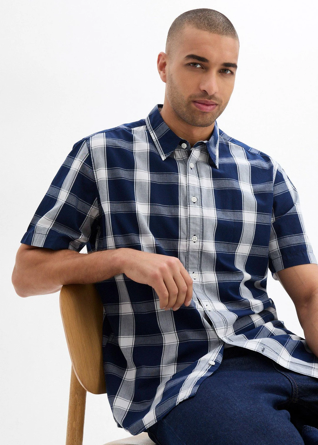 Chemise manches courtes 100% coton - 3