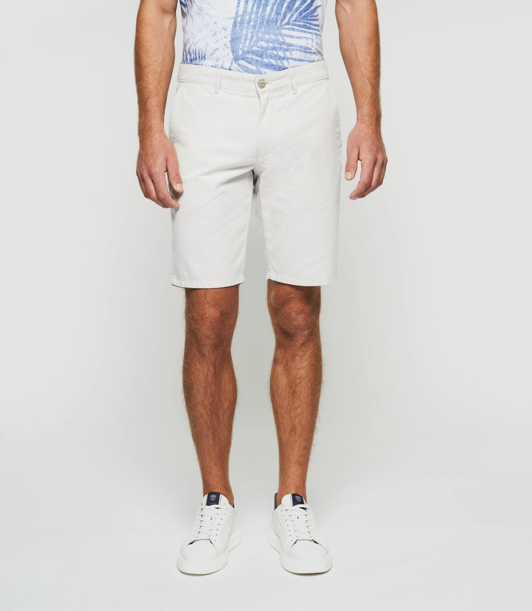IZAC - Bermuda urbain beige ''Swim''