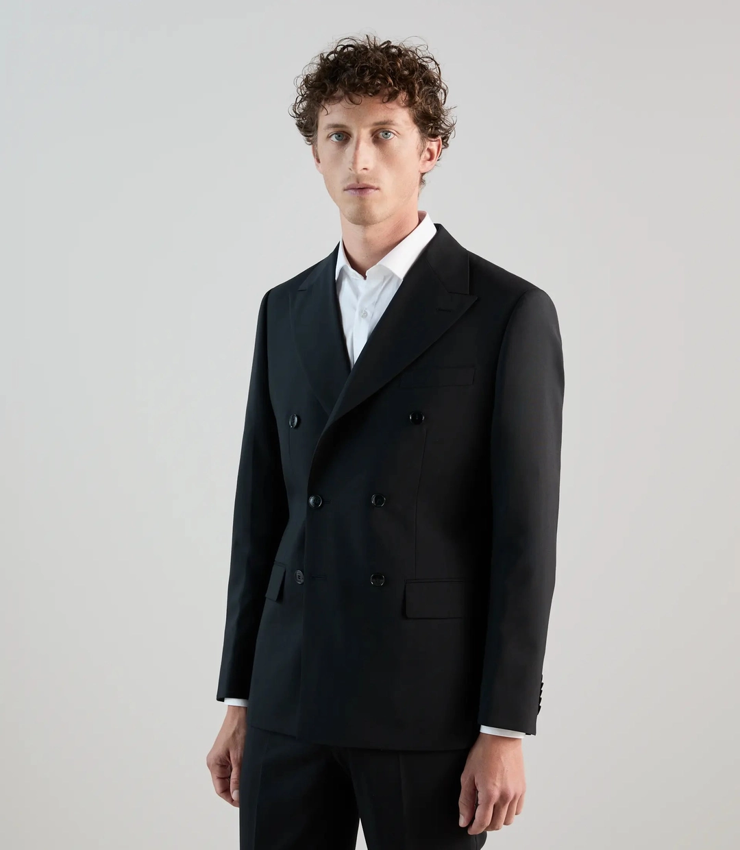 IZAC - Costume croisé noir
