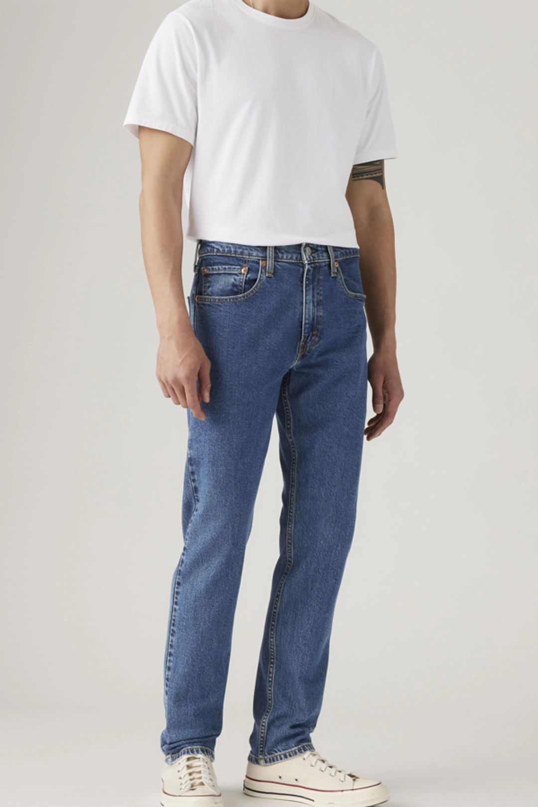 Levi's Jean Fuselé 502 - Homme - Bleu / Rock Cod - 40X32 - 2