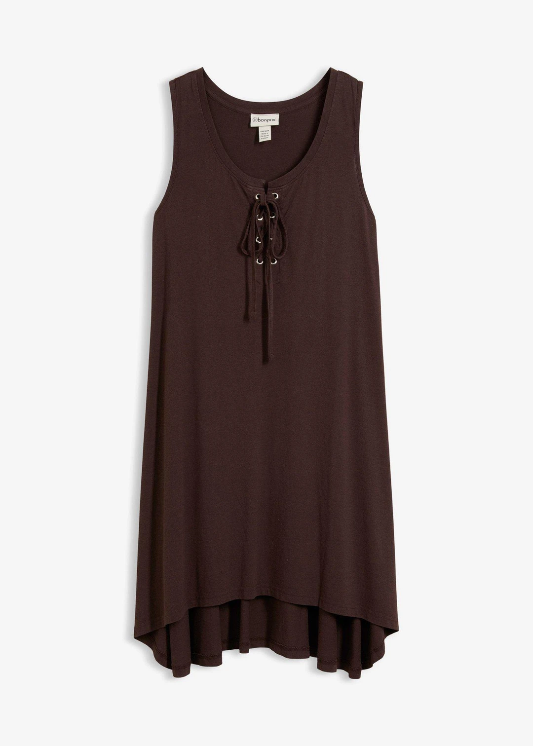 Robe en jersey à laçage
