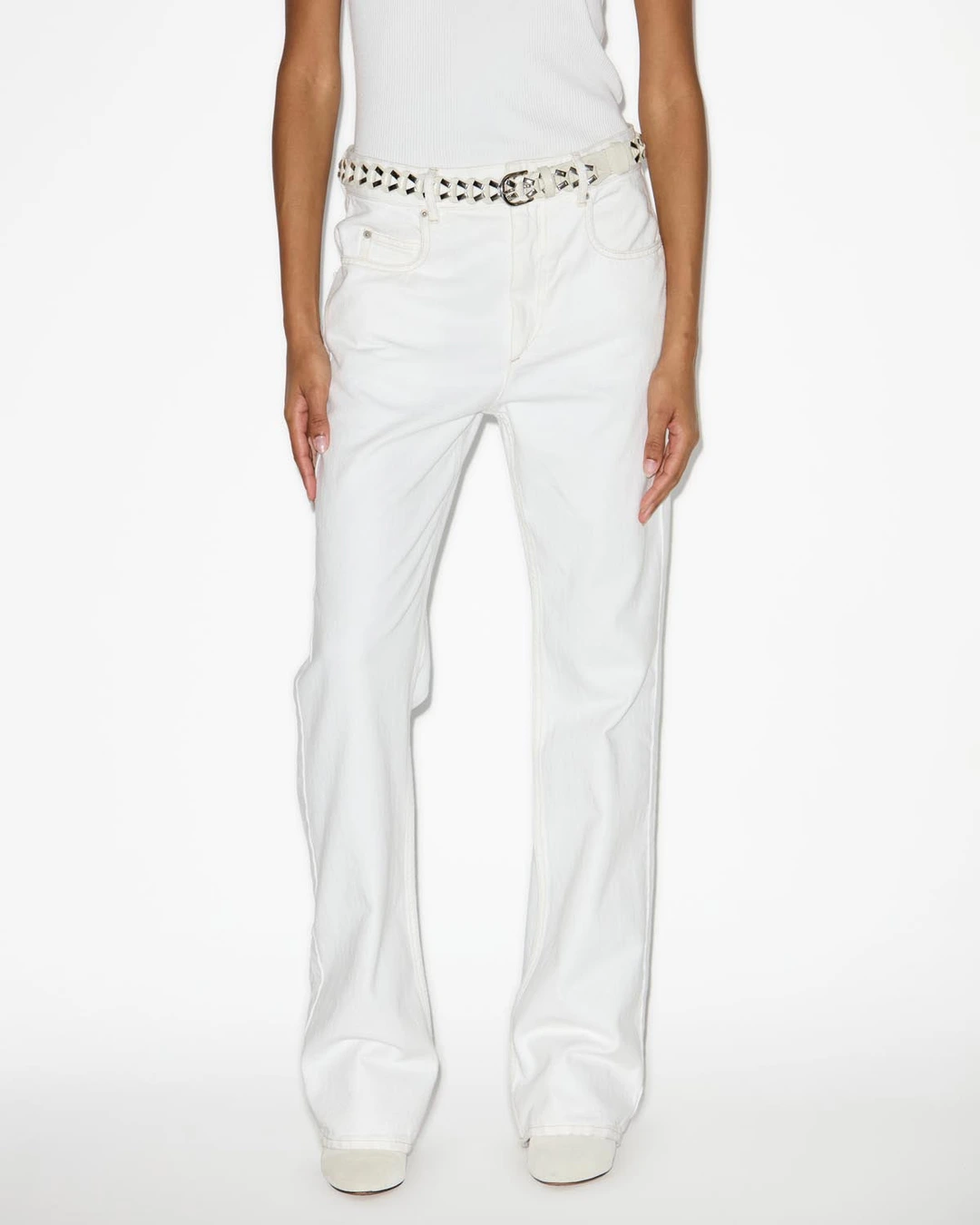 Pantalon Belvira - Femme - Écru - Taille 42 - 5
