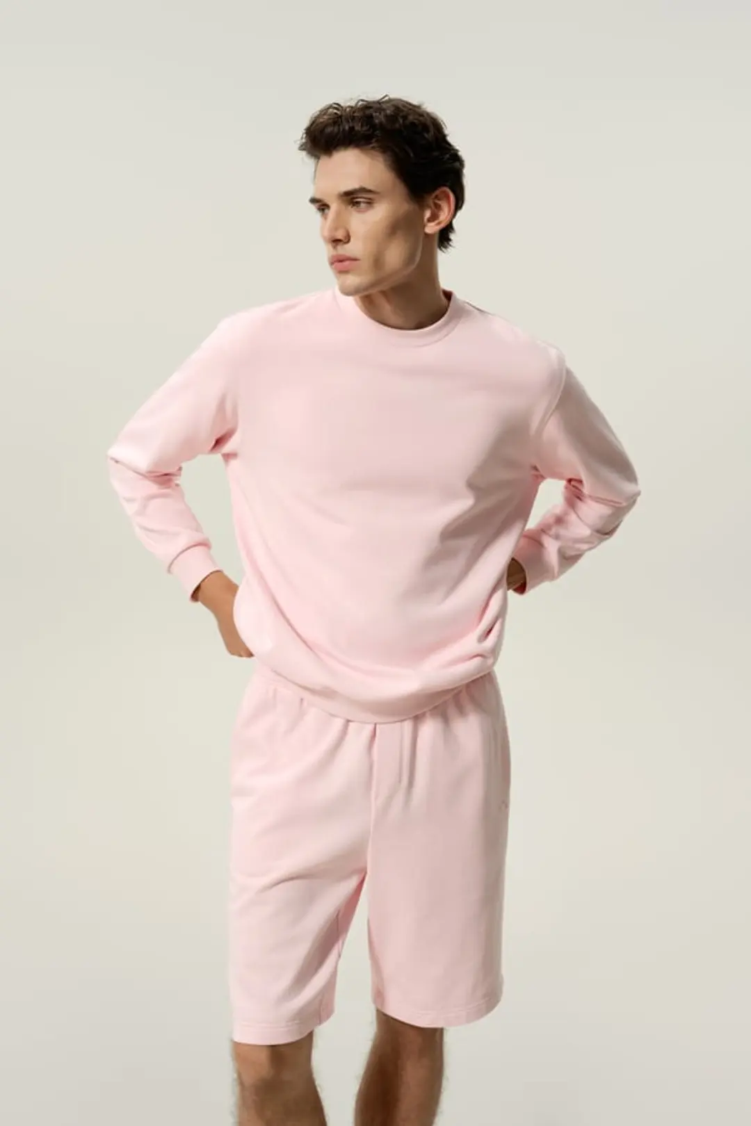 LILYSILK Sweat-shirt Homme SILKERRY en Soie et Coton Doux à Col Rond Husky L