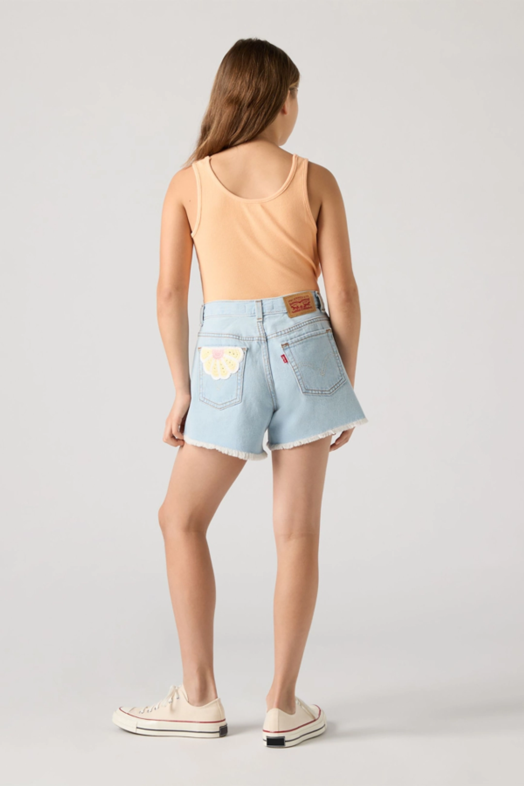 Levi's Teenager Girlfriend Shorts - Femme - Bleu / Dance Around - 14A - 2