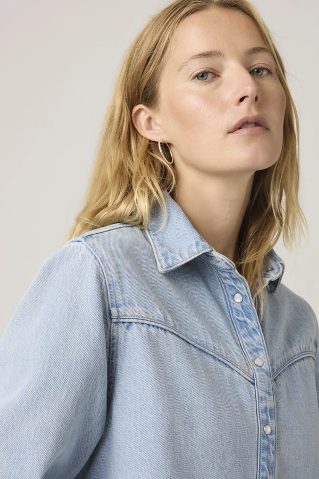 Levi's Veste Chemise Logan - Femme - Bleu / Tencel Dark Nights - XS - 2