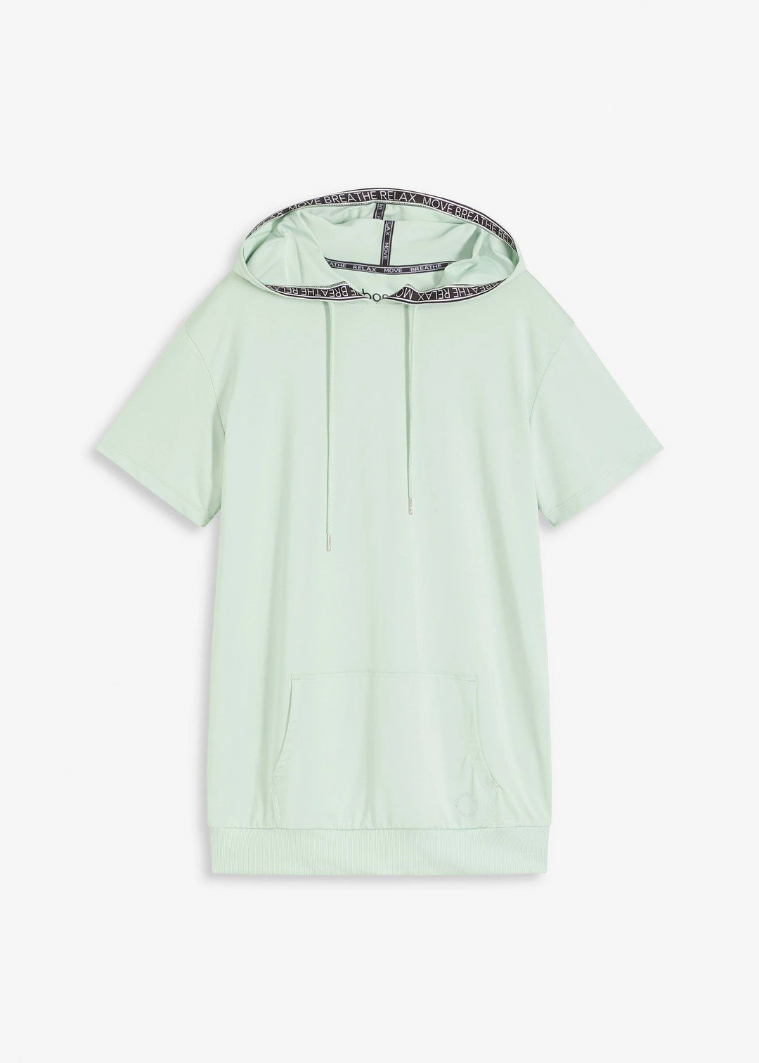 T-shirt de sport oversize avec capuche, séchage rapide