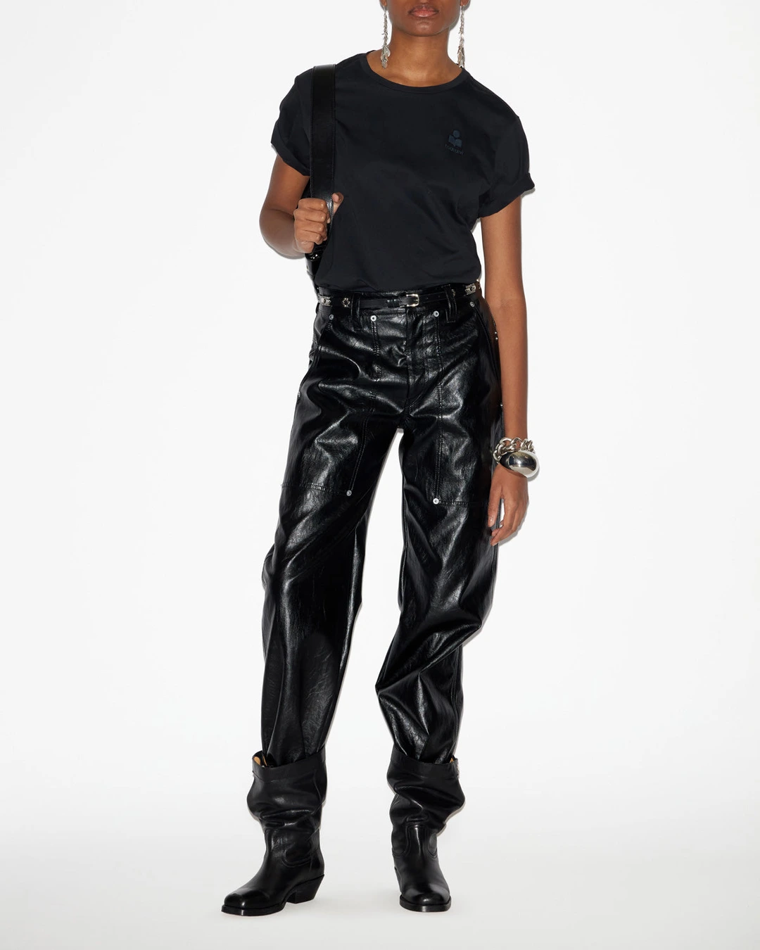 T-shirt Aby - Femme - Noir - Taille XL - Marant Étoile - 6