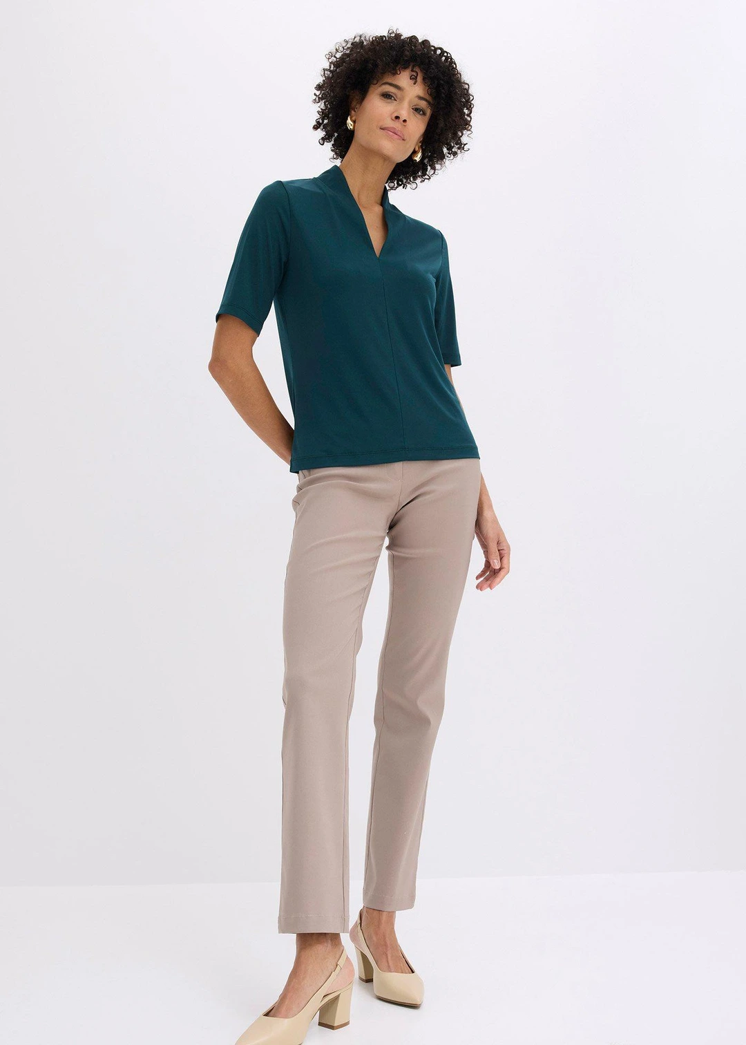 Pantalon en bengaline extensible - 2